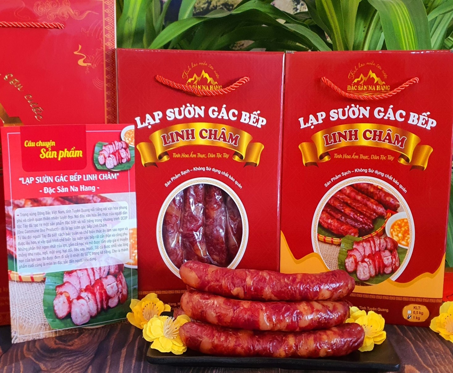 Lạp sườn gác bếp Linh Châm